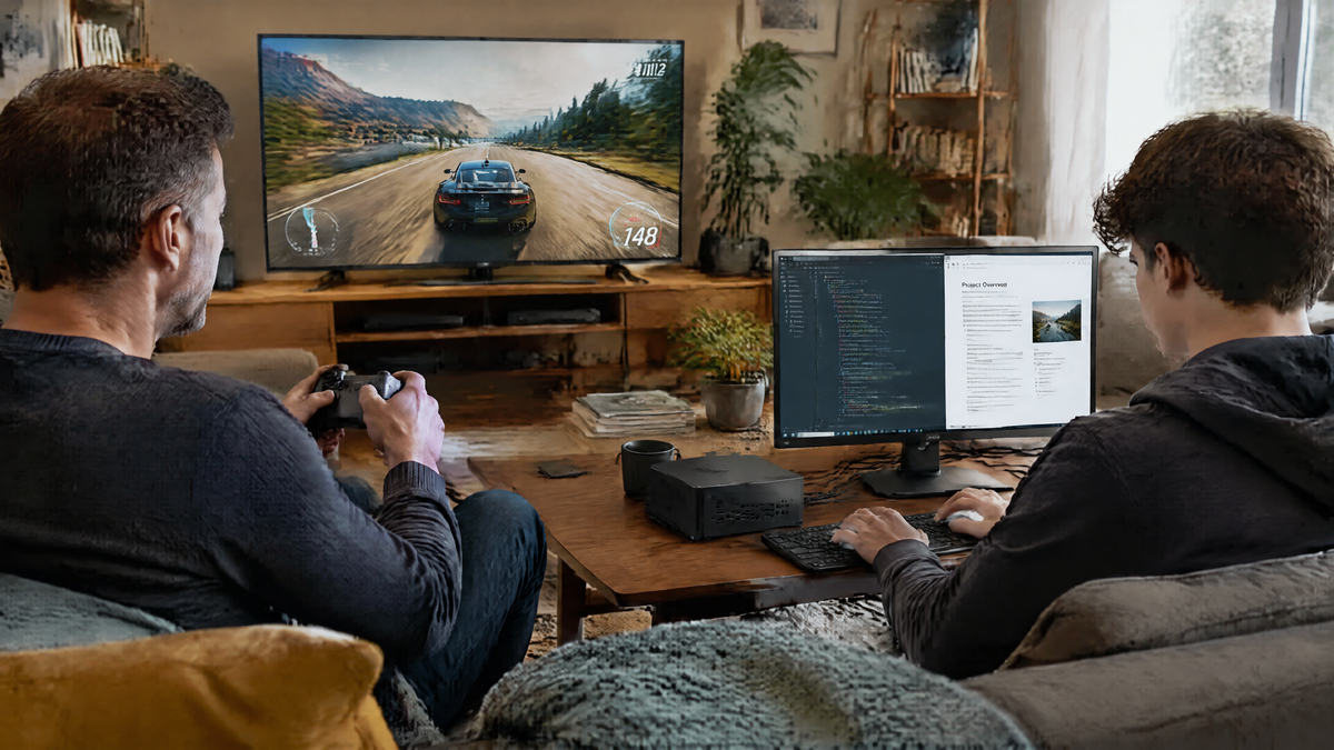 Mini PC NEXVAR : travaillez, créez et jouez sur 3 écrans 4K, sans ralentissement