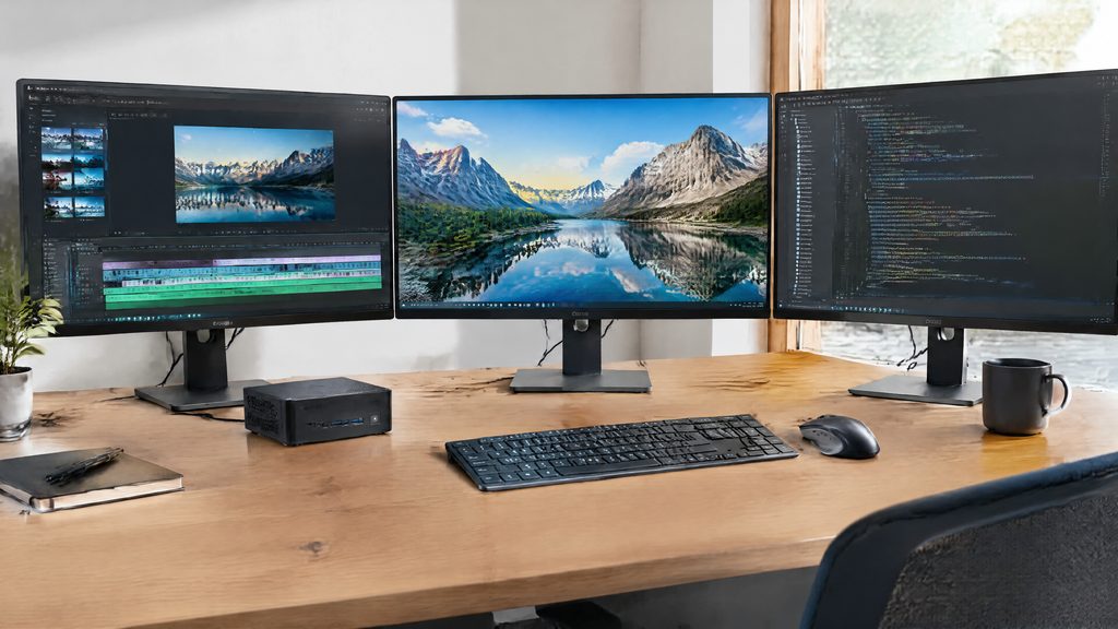 Mini PC NEXVAR : travaillez, créez et jouez sur 3 écrans 4K, sans ralentissement